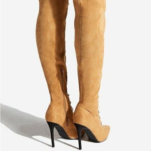 Verona Over-the-Knee Heeled Boots, - Picture 8 of 9